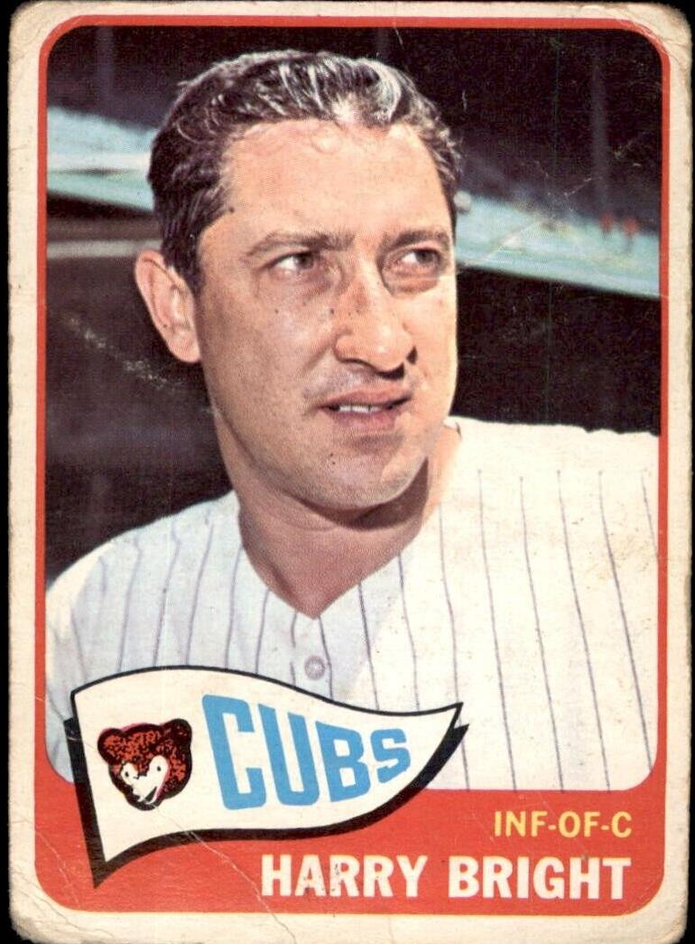 1965 Topps Harry Bright #584 card
