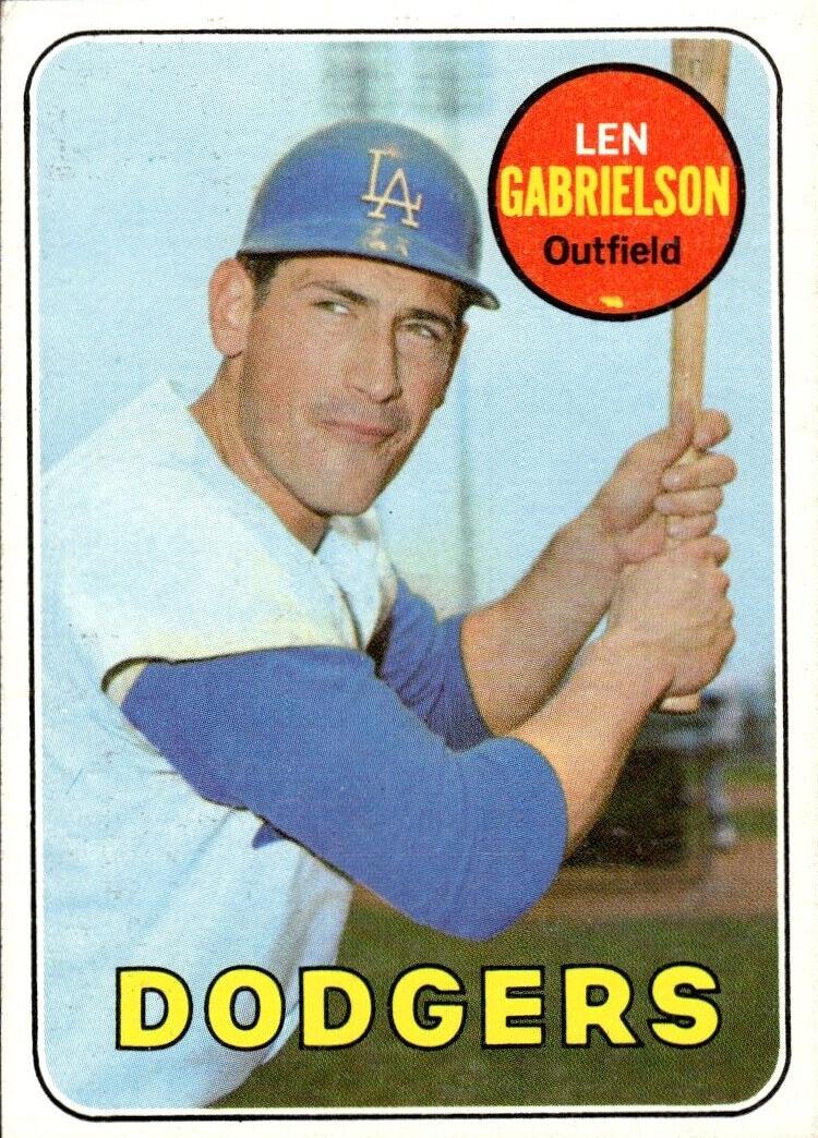 1969 Topps Len Gabrielson #615 card