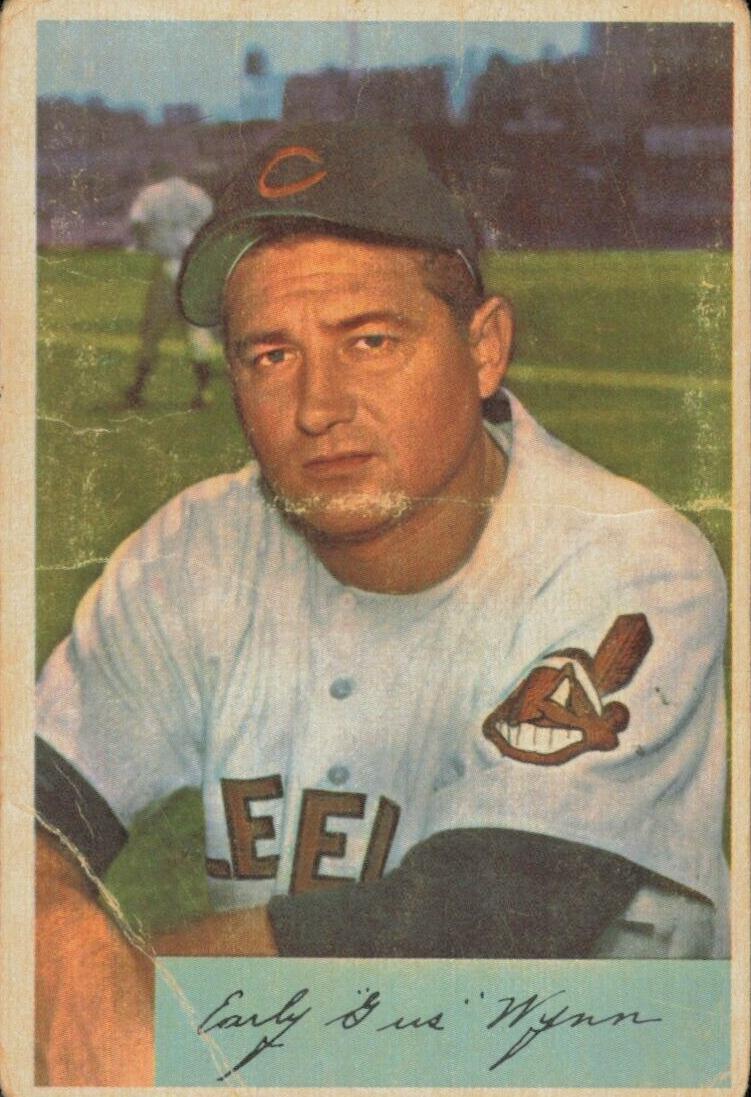 1954 Bowman Early Wynn #164 card