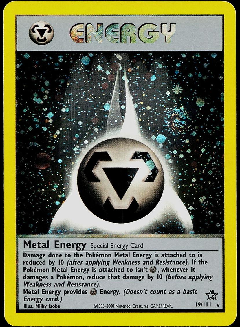 Metal Energy Holo 2000 Pokemon Neo Genesis