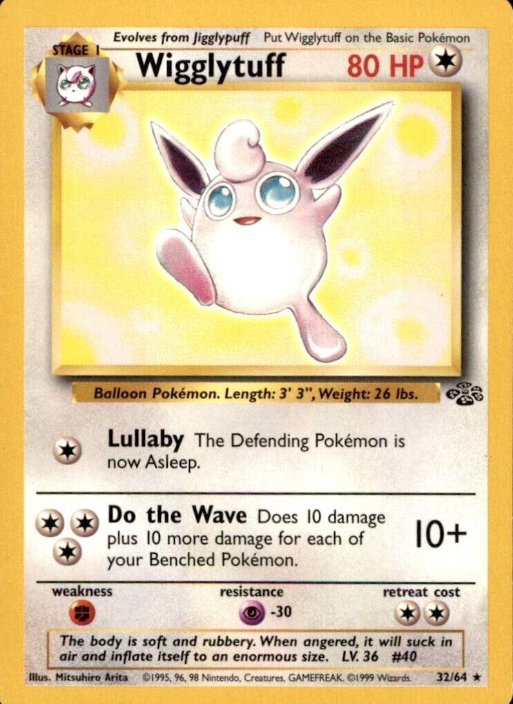 Wigglytuff 1999 Pokemon Jungle