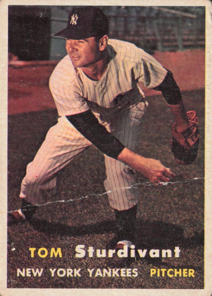 1957 Tom Sturdivant #34