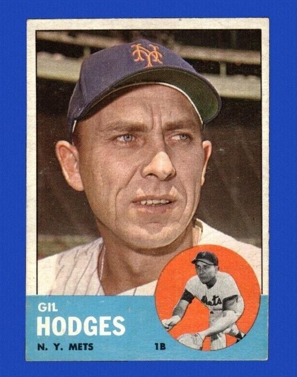 1963 Topps Gil Hodges #245 card