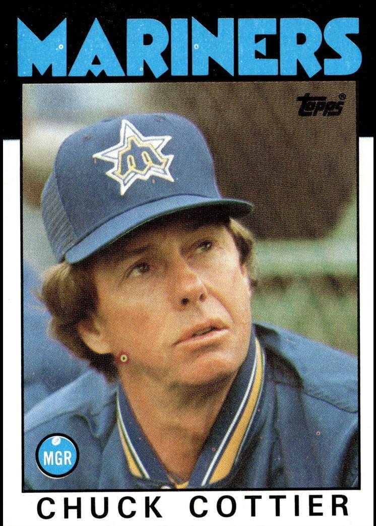 1986 Topps Chuck Cottier #141 card