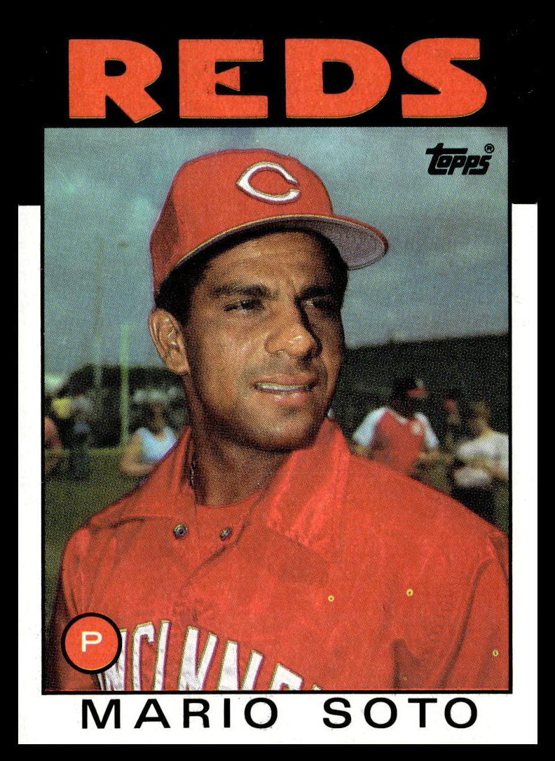 1986 Mario Soto #725
