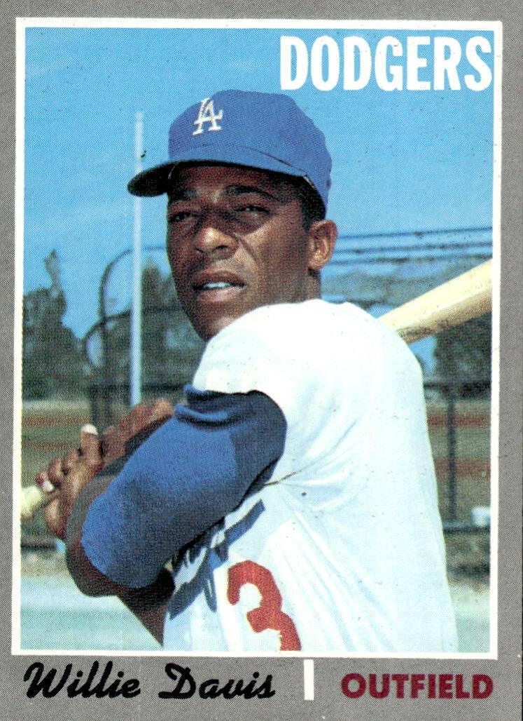 1970 Topps Willie Davis #390 card