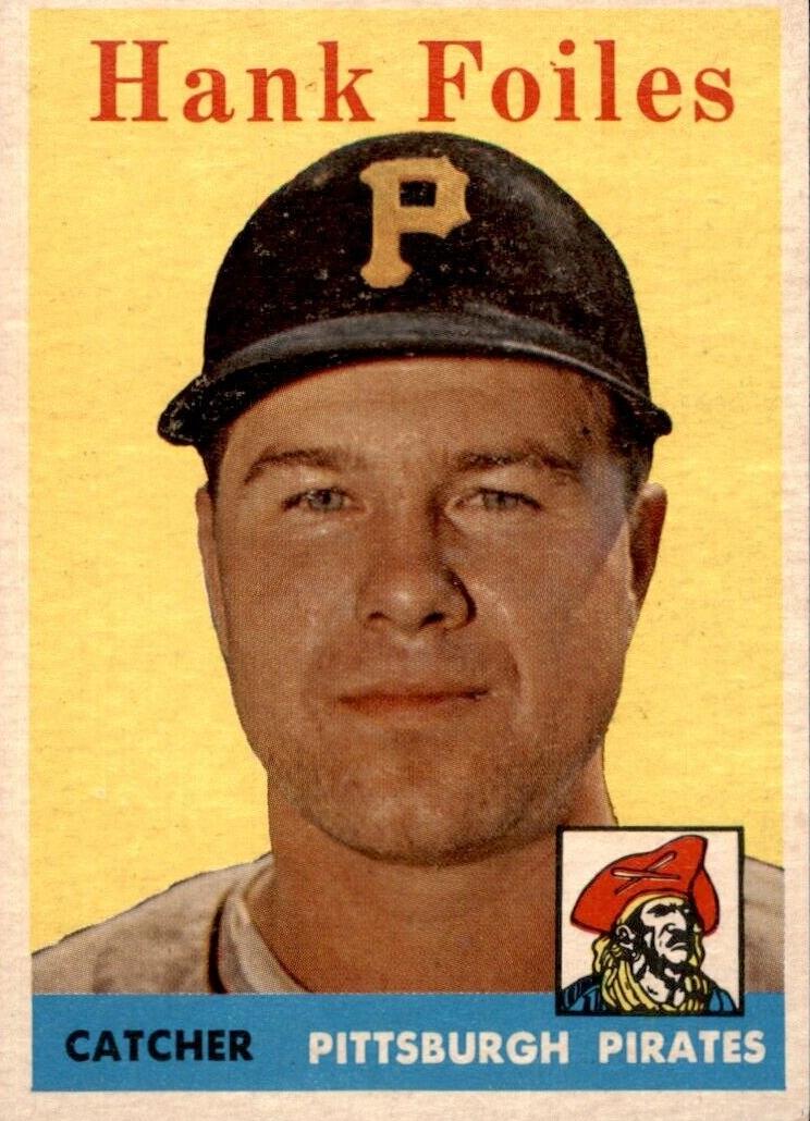1958 Topps Hank Foiles #4 card