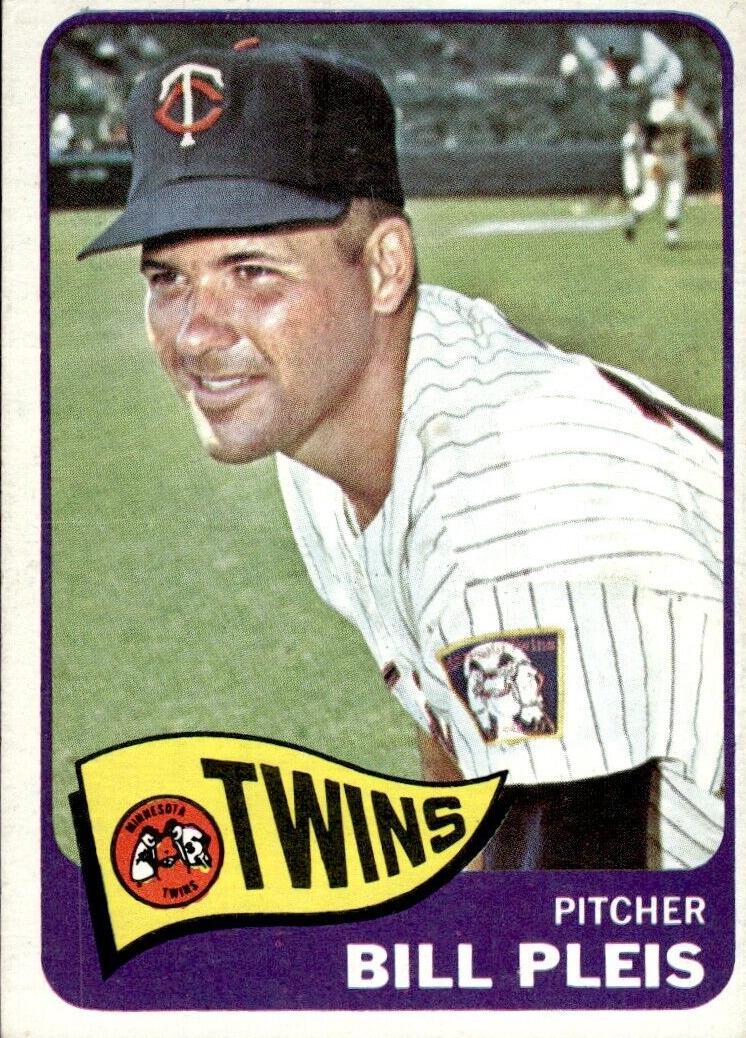1965 Topps Bill Pleis #122 card