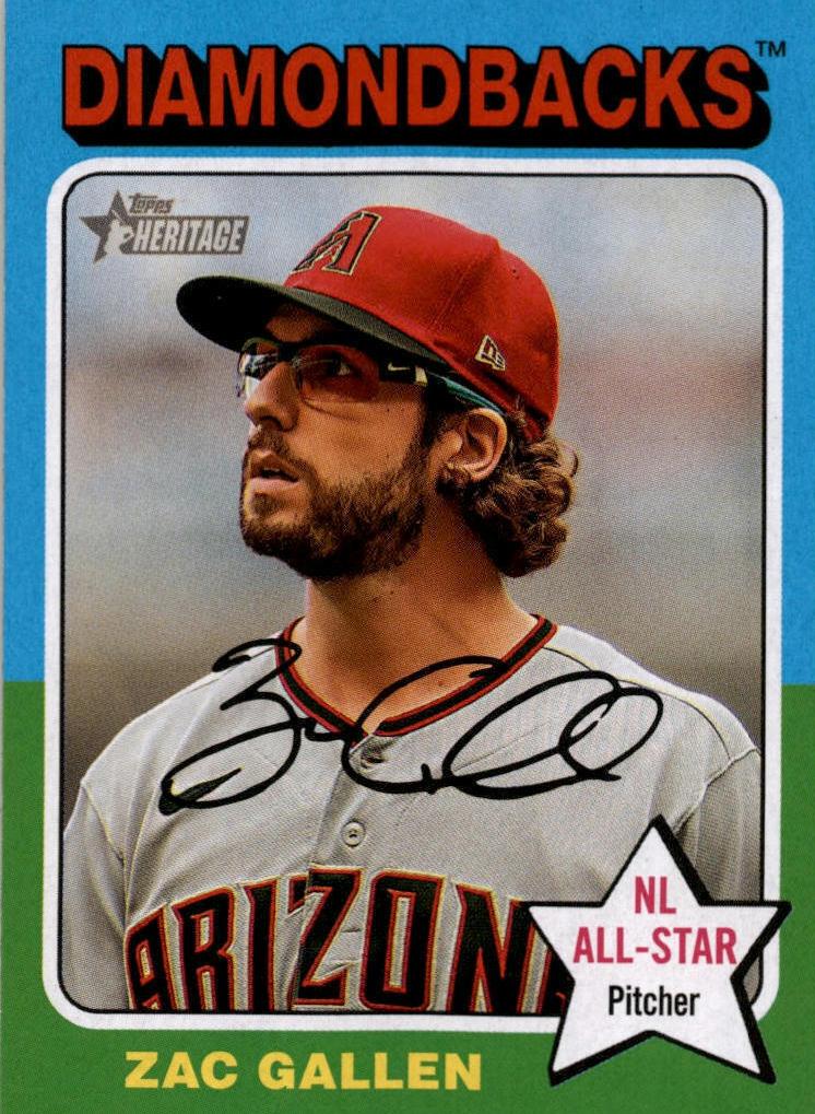 Zac Gallen 2024 Topps Heritage Baseball