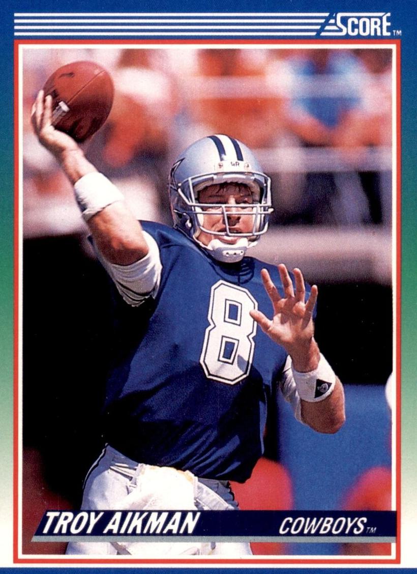 1990 Action Packed All Madden Troy Aikman #21 card