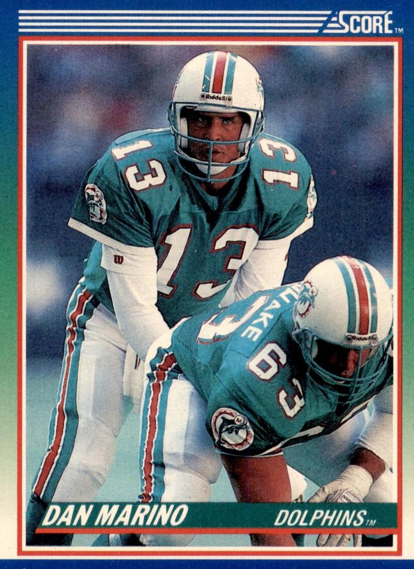 Dan Marino 1990 Score Series 1 Football