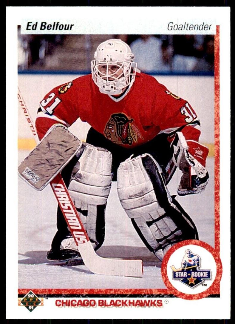 Ed Belfour 1990 Upper Deck Hockey