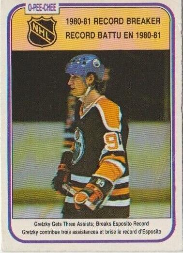 1981 O-Pee-Chee Wayne Gretzky #392 card