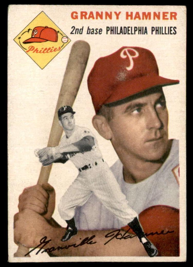1954 Topps Granny Hamner #24 card