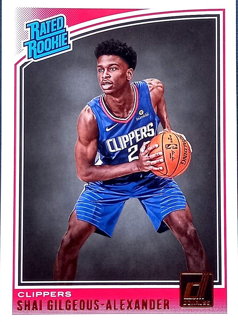 2018 Panini Donruss #162 S.Gilgeous-Alexander front