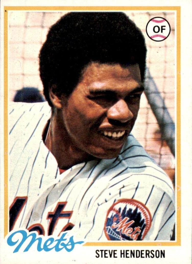 1978 Topps Steve Henderson #134 card