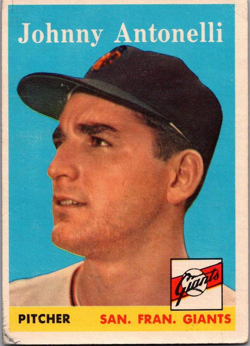 1958 Topps Johnny Antonelli #152 card