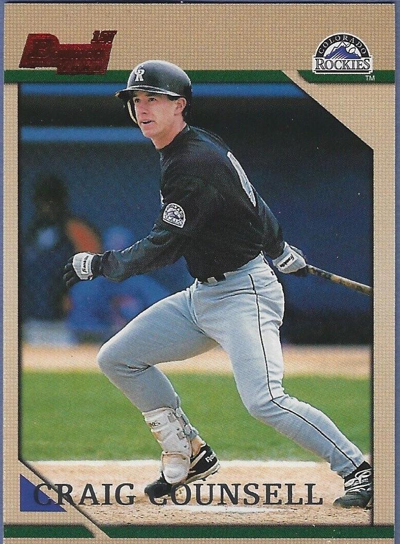 1996 Bowman Craig Counsell #194 card