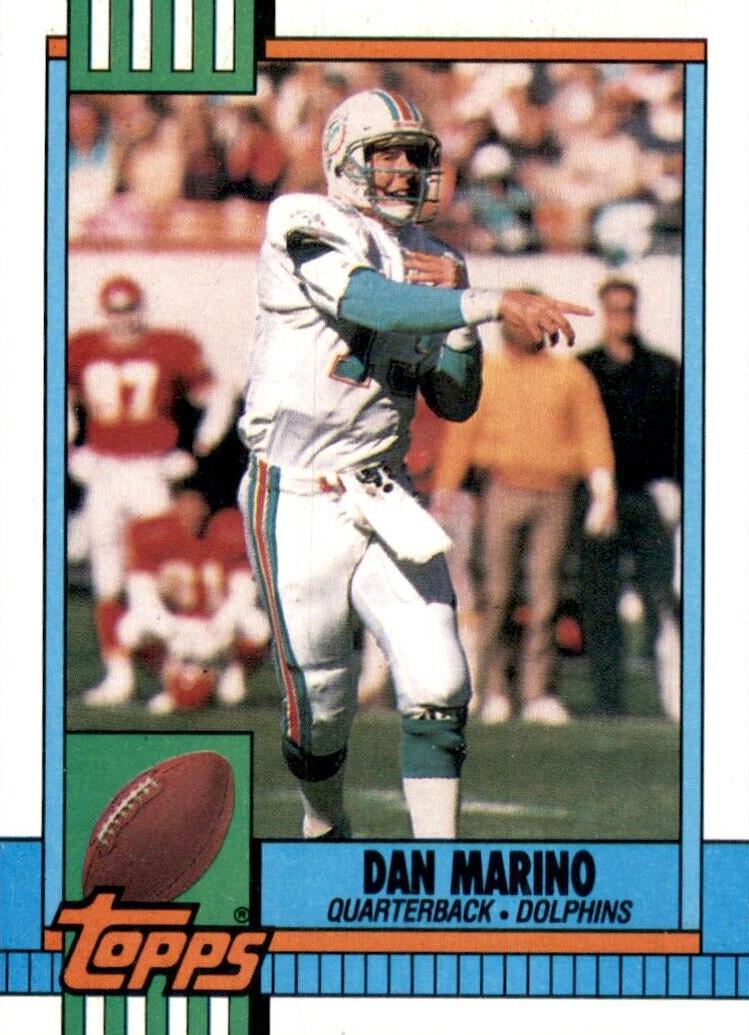 1990 Topps Tiffany Dan Marino #323 card