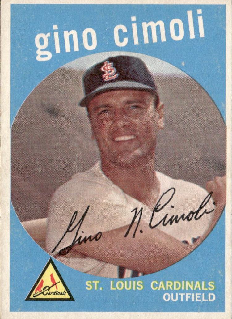 1959 Topps Gino Cimoli #418 card