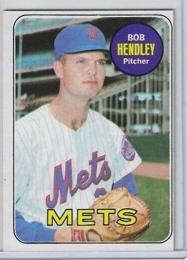 1969 Topps #144 Bob Hendley front