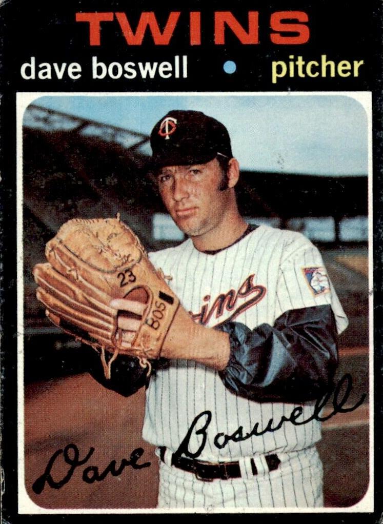 1971 Topps Dave Boswell #675 card