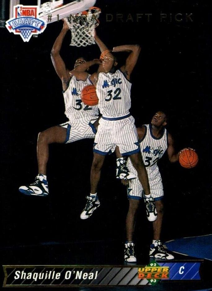 1992 Upper Deck UNREDEEMED TRADE CARD Shaquille O'Neal front
