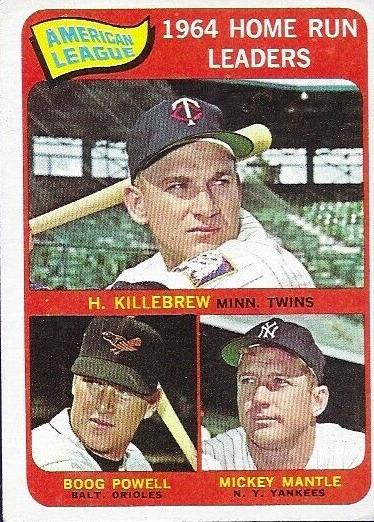 1965 AL Home Run Leaders with Harmon Killebrew and Mickey Mantle #3