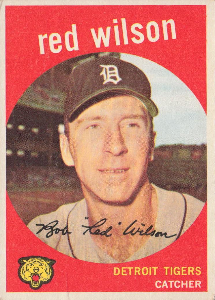 1959 Topps Red Wilson #24 card