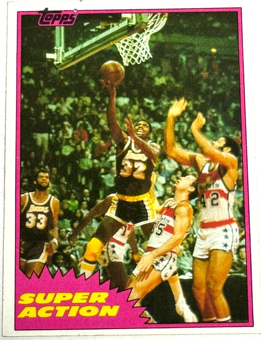 1981 Topps Magic Johnson #109 card
