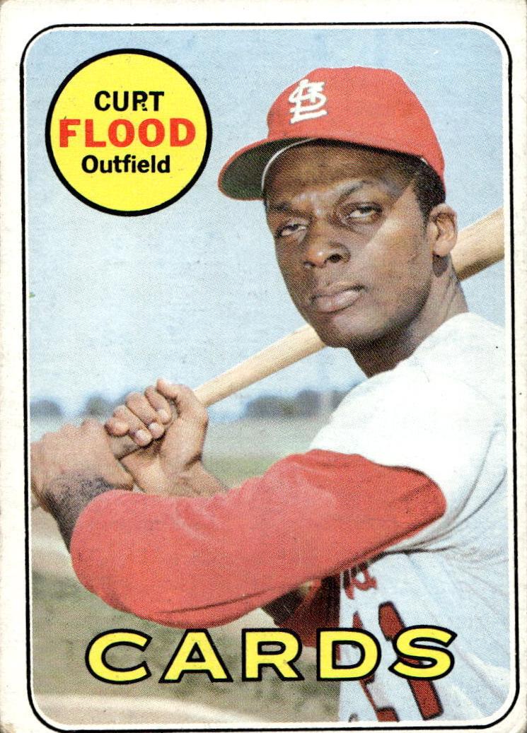 1969 Topps Curt Flood #540 card