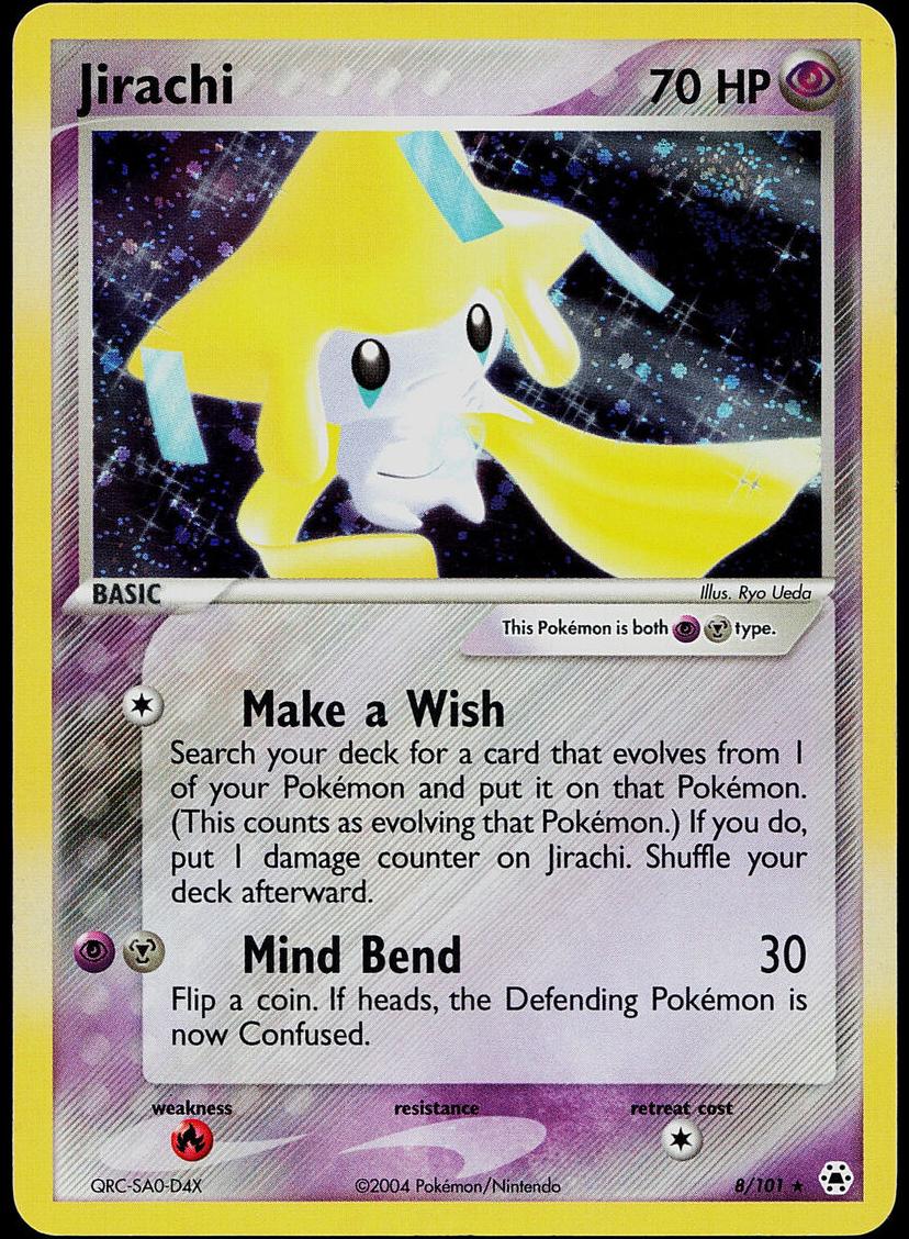 Jirachi Holo 2004 Pokemon EX Hidden Legends