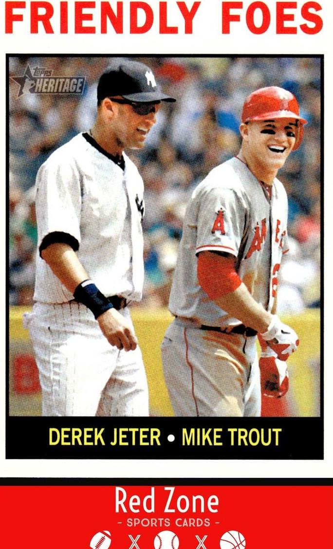 2013 Topps Heritage Derek Jeter #41 card