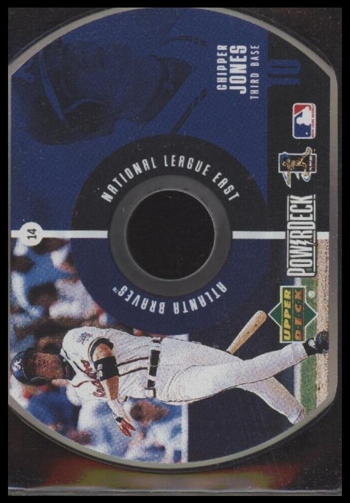 1999 Upper Deck PowerDeck Chipper Jones #14 card