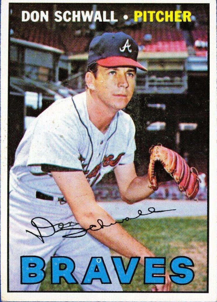 1967 Topps Don Schwall #267 card