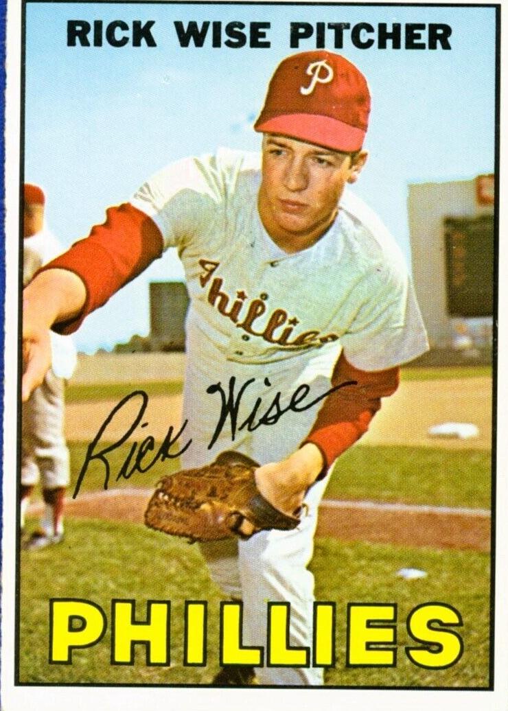 1967 Topps Rick Wise #37 card