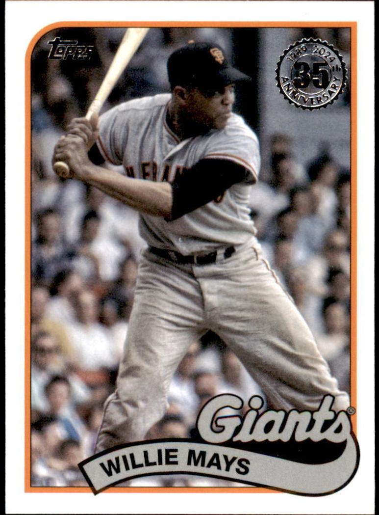 2024 Willie Mays [Black] #89B-30