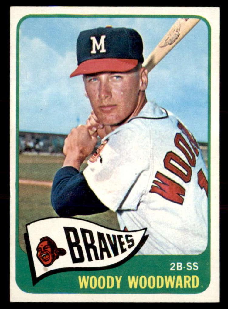 1965 Topps Woody Woodward #487 card