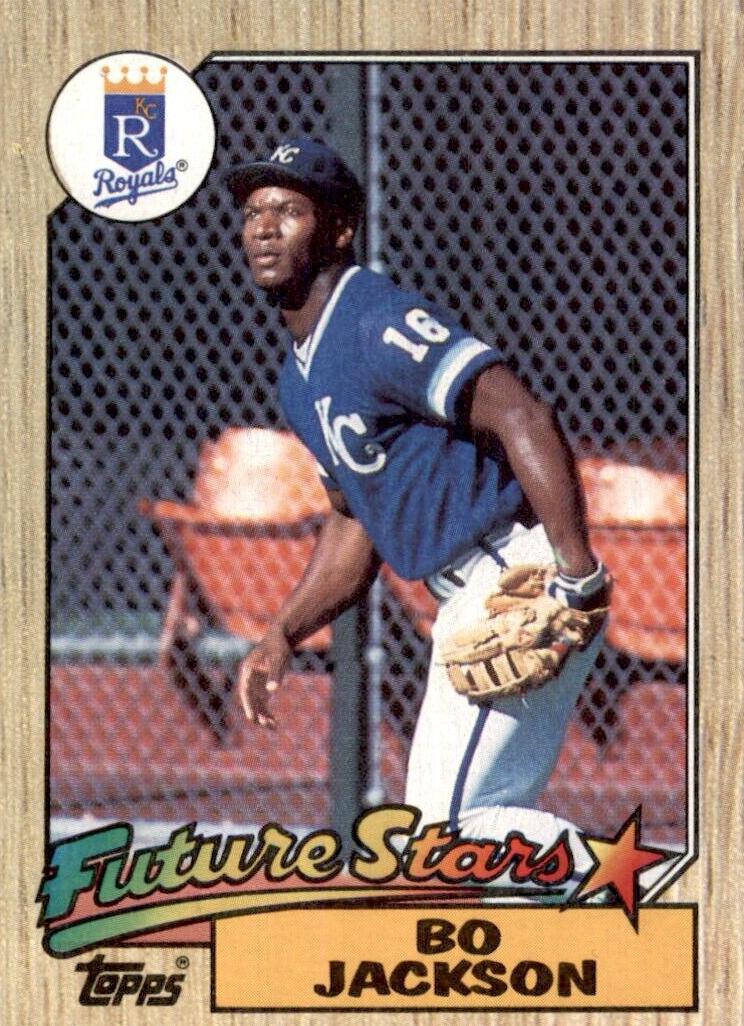 Bo Jackson 1987 Topps Future Stars Baseball