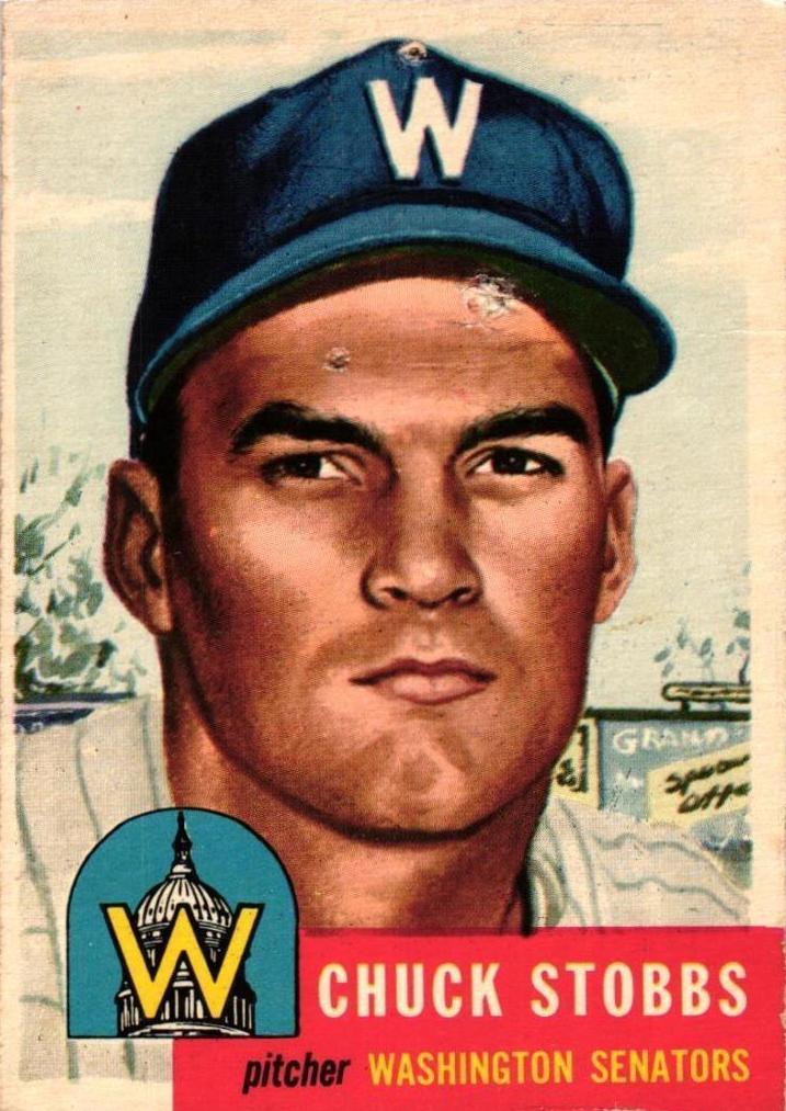 1953 Topps Chuck Stobbs #89 card