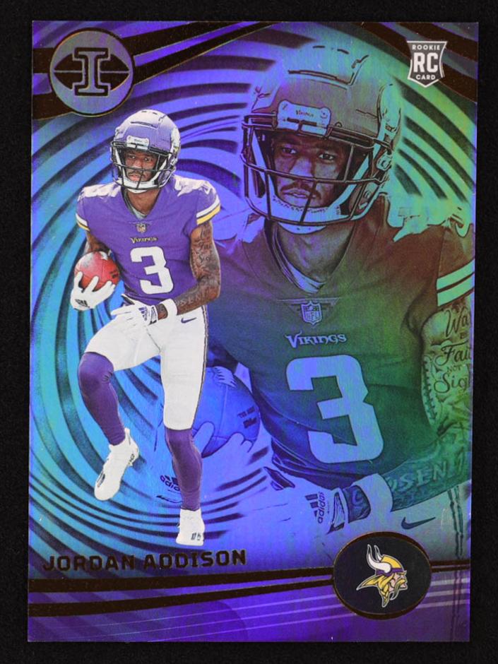 Jordan Addison 2023 Illusions Football card
