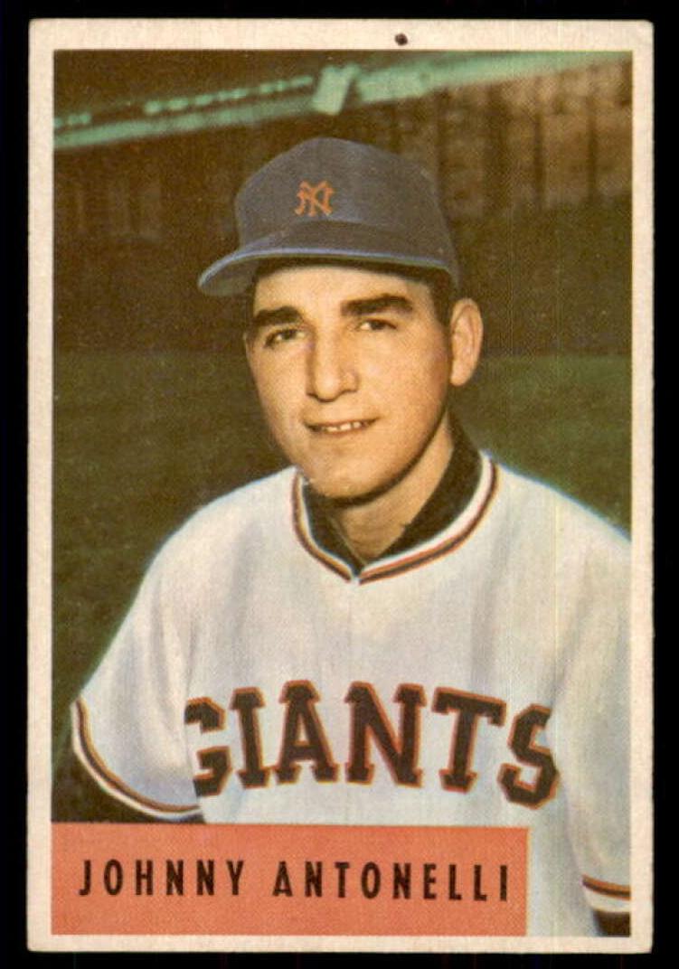 1954 Bowman Johnny Antonelli #208 card