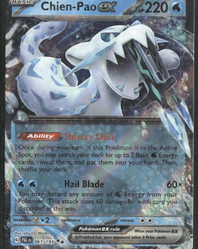Chien-Pao EX 2023 Pokemon Scarlet & Violet Paldea Evolved