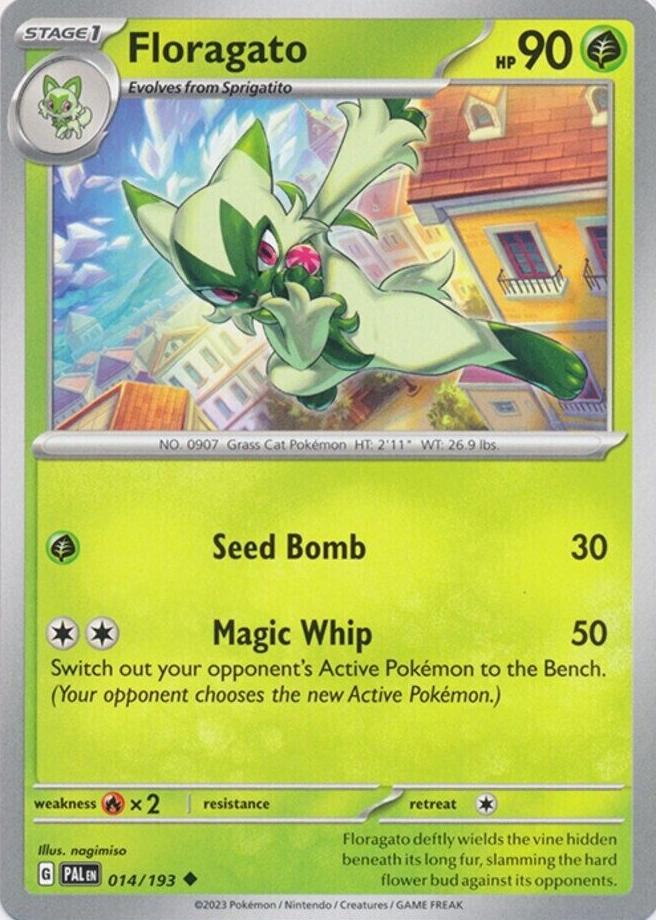 Floragato 2023 Pokemon Scarlet & Violet Paldea Evolved