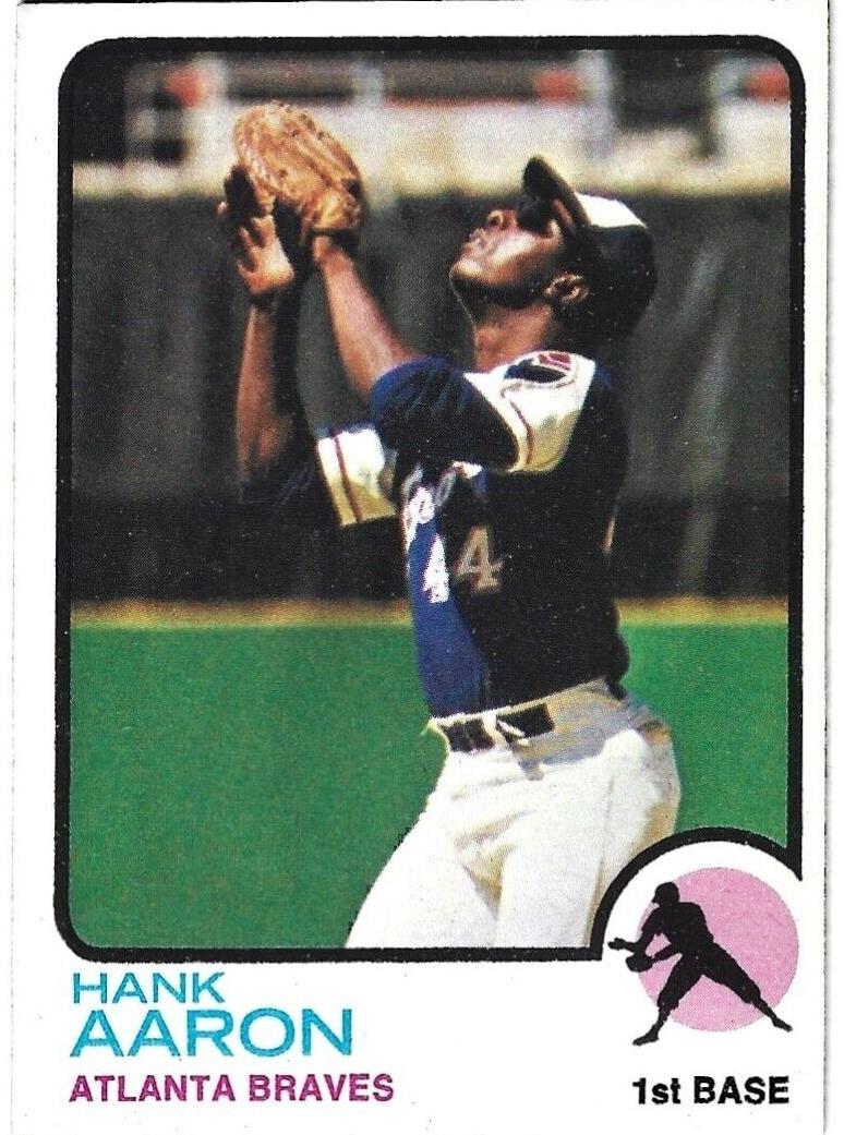 Hank Aaron 1973 Topps Baseball