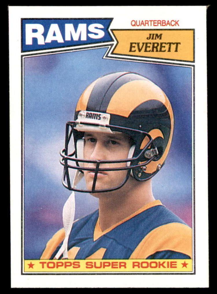 Jim Everett 1987 Topps Football