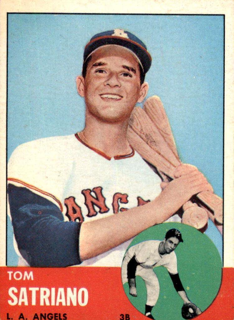 1963 Topps Tom Satriano #548 card
