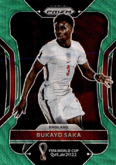 2022 Bukayo Saka [Prizms Green Wave] #84
