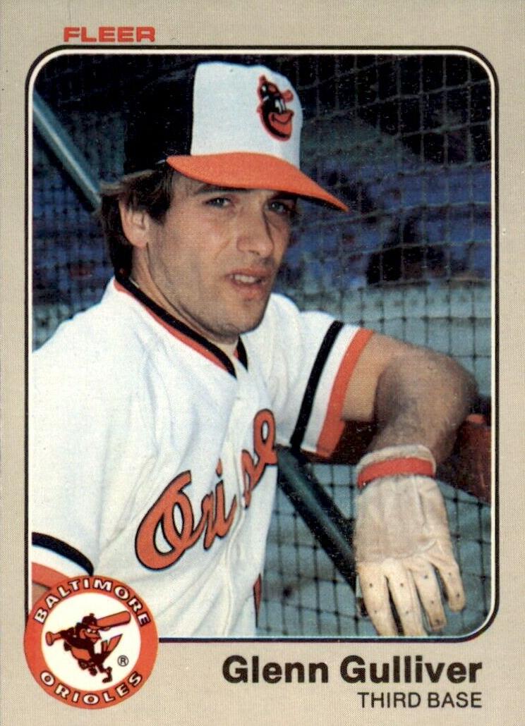 1983 Fleer Glenn Gulliver #62 card