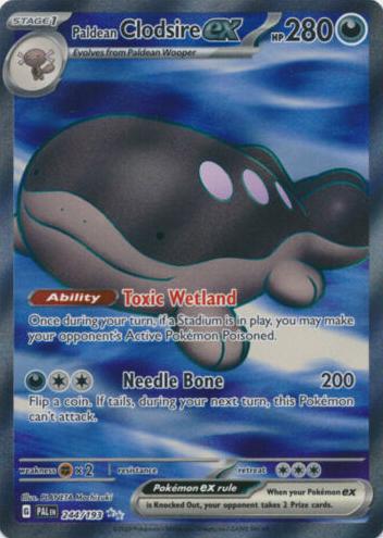 Paldean Clodsire EX 2023 Pokemon Scarlet & Violet Paldea Evolved